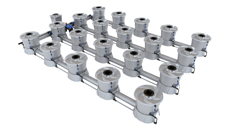 Alien Hydroponics V-SYSTEM 20 Pot 4 Row Kit