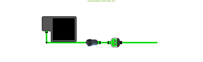 Alien Hydroponics EasyFeed 1 Pot Kit