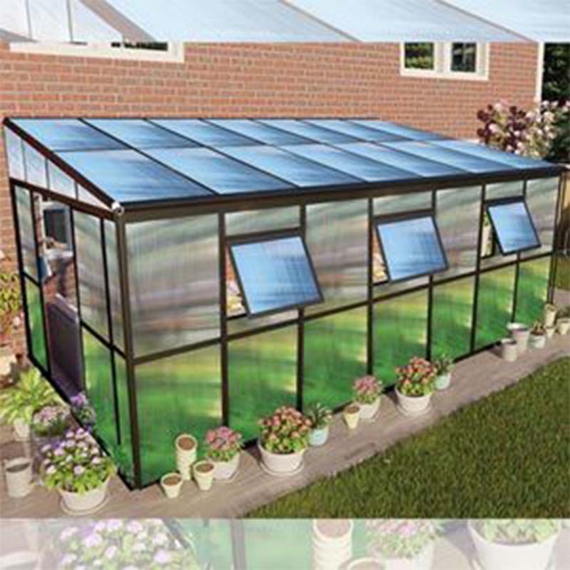 FarmTek GrowSpan Estate Deluxe Attached Lean To Greenhouse