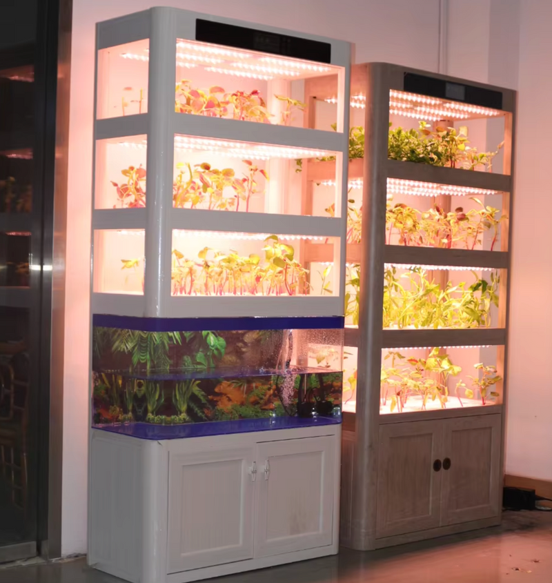 Indoor Vertical Hydroponics Desktop Smart Hydroponic Grow System Flower Pot Indoor NFT Grow Box