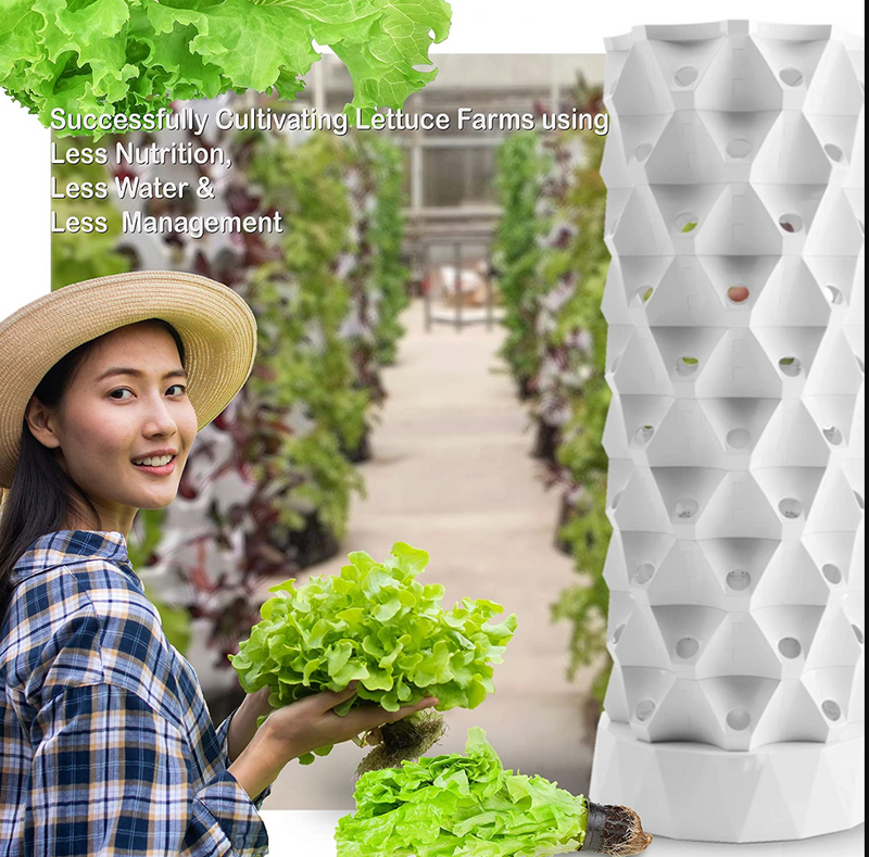 New Agricultural Greenhouse Rotary Aeroponic Tower Garden Vertical Hydroponic System